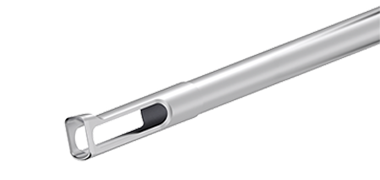 Endoscopic bone chisel, square